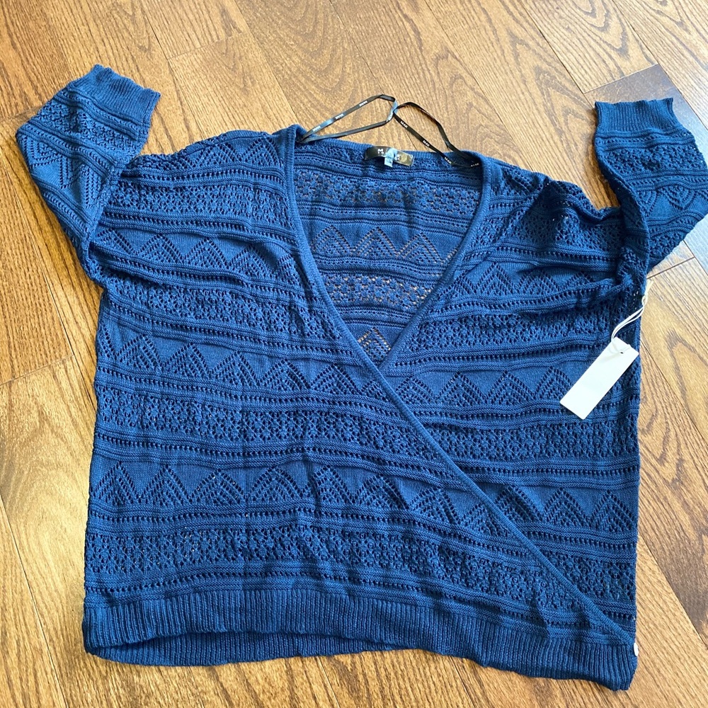 Wrap sweater